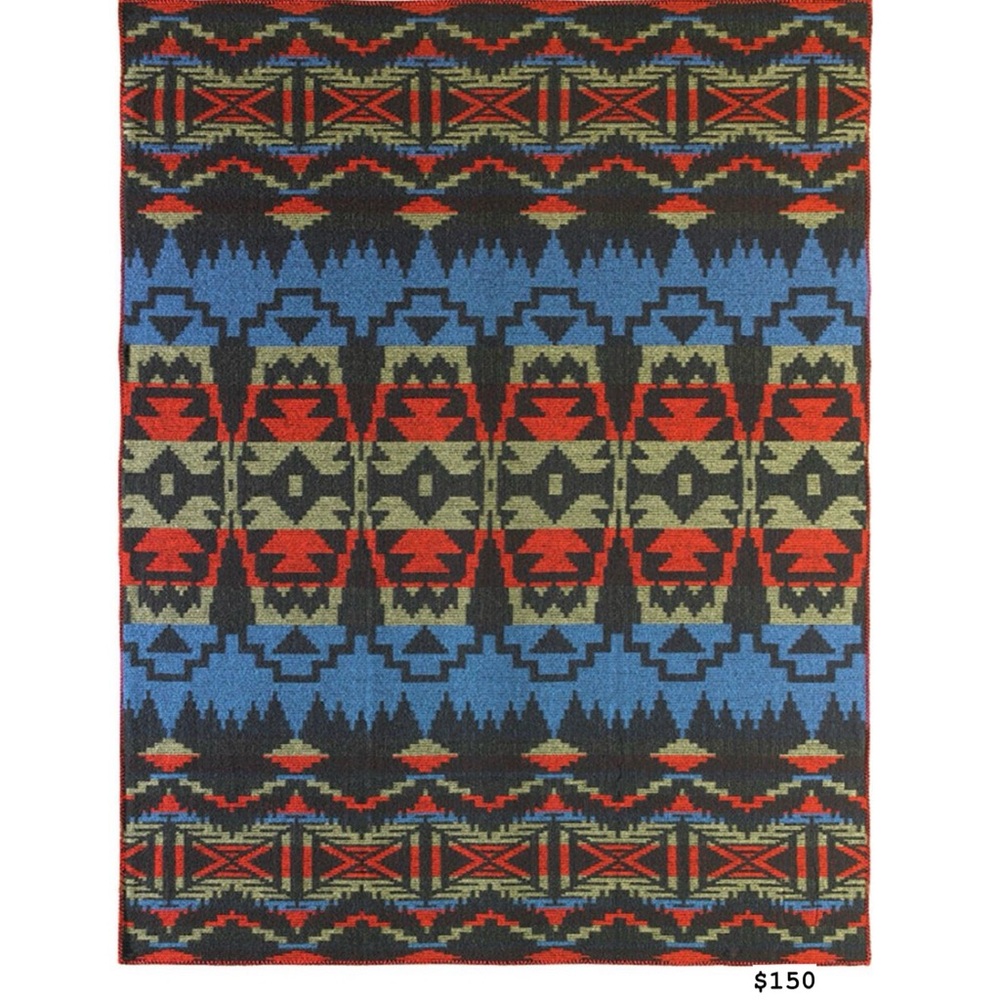 Woolrich USA Southwestern Heritage Wool Blend Blanket